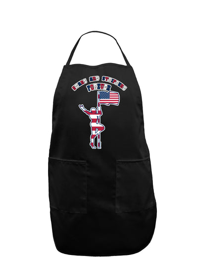 Stars and Strippers Forever Male Dark Adult Apron-Bib Apron-TooLoud-Black-One-Size-Davson Sales