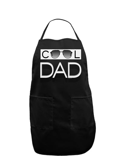 Cool Dad Dark Adult Apron-Bib Apron-TooLoud-Black-One-Size-Davson Sales