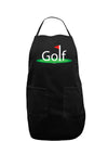 Golf Dark Adult Apron-Bib Apron-TooLoud-Black-One-Size-Davson Sales