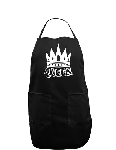 Queen Dark Adult Apron-Bib Apron-TooLoud-Black-One-Size-Davson Sales