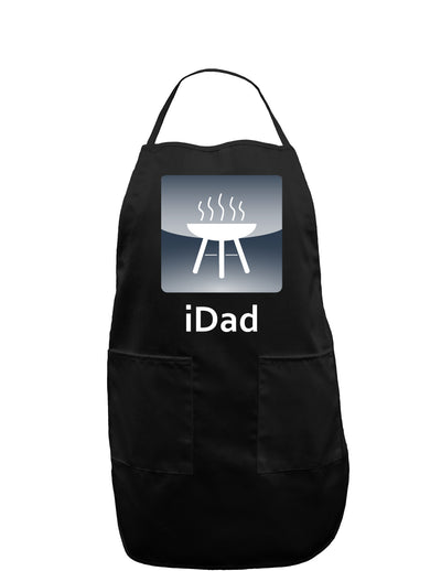 iDad Grill Dark Adult Apron-Bib Apron-TooLoud-Black-One-Size-Davson Sales