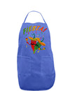 Chili Love Fiesta Dark Adult Apron-Bib Apron-TooLoud-Faded Blue-One-Size-Davson Sales