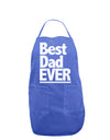 Father's Day Best Dad Ever Dark Adult Apron-Bib Apron-TooLoud-Faded Blue-One-Size-Davson Sales