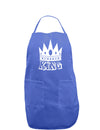 King Dark Adult Apron-Bib Apron-TooLoud-Faded Blue-One-Size-Davson Sales