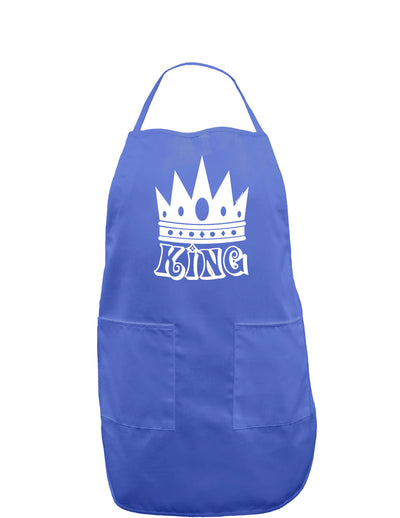 King Dark Adult Apron-Bib Apron-TooLoud-Faded Blue-One-Size-Davson Sales