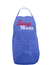 Sexy Mom Dark Adult Apron-Bib Apron-TooLoud-Faded Blue-One-Size-Davson Sales