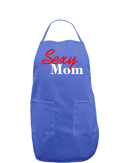 Sexy Mom Dark Adult Apron-Bib Apron-TooLoud-Faded Blue-One-Size-Davson Sales