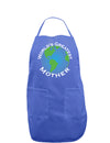 World's Greatest Mother Dark Adult Apron-Bib Apron-TooLoud-Faded Blue-One-Size-Davson Sales