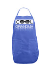 Cool Grandma Dark Adult Apron-Bib Apron-TooLoud-Faded Blue-One-Size-Davson Sales