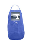 iDad Drill Dark Adult Apron-Bib Apron-TooLoud-Faded Blue-One-Size-Davson Sales