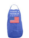 Thank a Veteran Today Dark Adult Apron-Bib Apron-TooLoud-Faded Blue-One-Size-Davson Sales