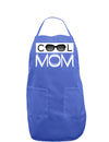 Cool Mom Dark Adult Apron-Bib Apron-TooLoud-Faded Blue-One-Size-Davson Sales