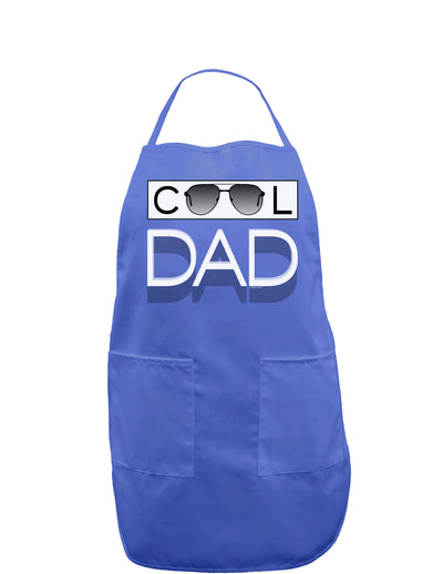 Cool Dad Dark Adult Apron-Bib Apron-TooLoud-Faded Blue-One-Size-Davson Sales