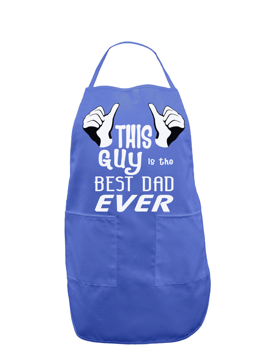 This Guy Best Dad Ever Dark Adult Apron-Bib Apron-TooLoud-Black-One-Size-Davson Sales