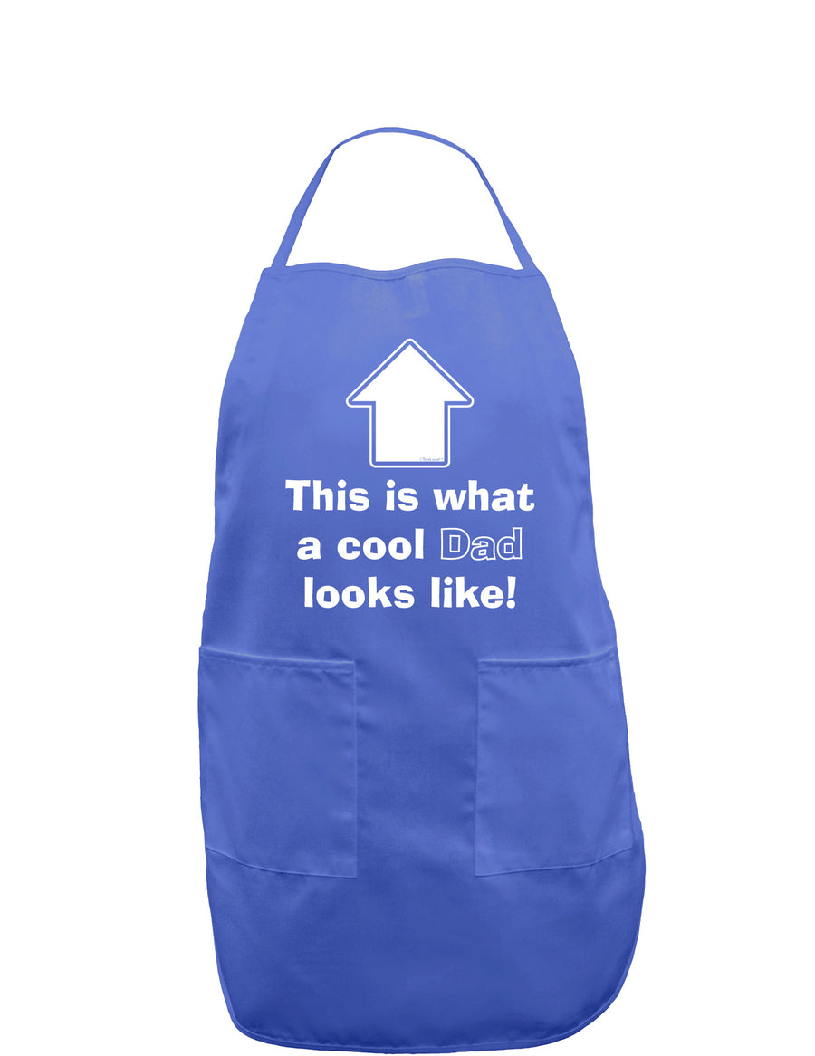 This is What a Cool Dad Looks Like Dark Adult Apron-Bib Apron-TooLoud-Black-One-Size-Davson Sales