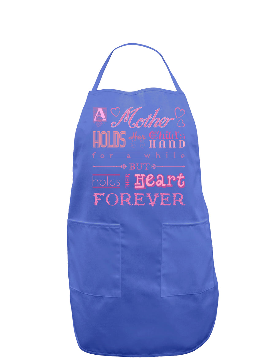 A Mother Holds Mother's Day Dark Adult Apron-Bib Apron-TooLoud-Black-One-Size-Davson Sales