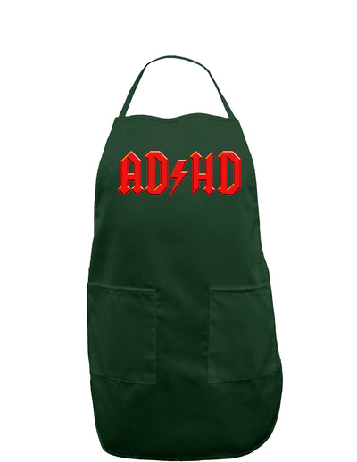 ADHD Lightning Bolt Rockstar Dark Adult Apron-Bib Apron-TooLoud-Hunter-One-Size-Davson Sales