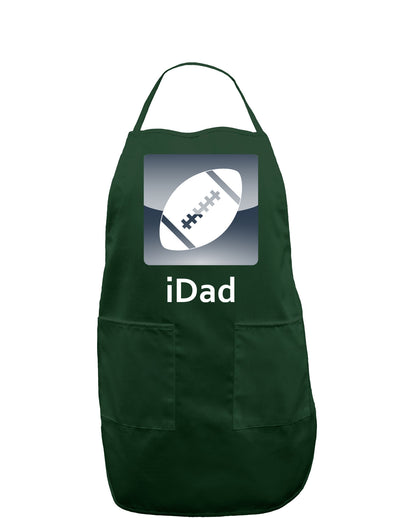 iDad Football Dark Adult Apron-Bib Apron-TooLoud-Hunter-One-Size-Davson Sales