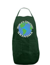 World's Greatest Grandma Dark Adult Apron-Bib Apron-TooLoud-Hunter-One-Size-Davson Sales