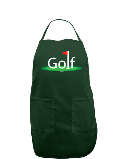 Golf Dark Adult Apron-Bib Apron-TooLoud-Hunter-One-Size-Davson Sales