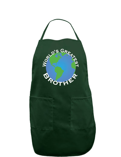 World's Greatest Brother Dark Adult Apron-Bib Apron-TooLoud-Hunter-One-Size-Davson Sales