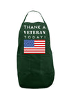 Thank a Veteran Today Dark Adult Apron-Bib Apron-TooLoud-Hunter-One-Size-Davson Sales