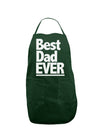 Father's Day Best Dad Ever Dark Adult Apron-Bib Apron-TooLoud-Hunter-One-Size-Davson Sales