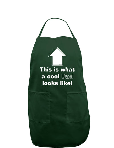 This is What a Cool Dad Looks Like Dark Adult Apron-Bib Apron-TooLoud-Hunter-One-Size-Davson Sales