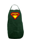 Super Mom Dark Adult Apron-Bib Apron-TooLoud-Hunter-One-Size-Davson Sales