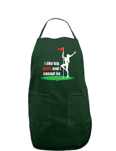 I like big putts and I cannot lie Dark Adult Apron-Bib Apron-TooLoud-Hunter-One-Size-Davson Sales