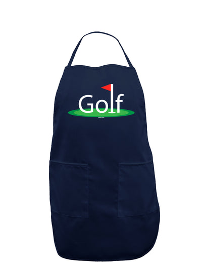 Golf Dark Adult Apron-Bib Apron-TooLoud-Navy-One-Size-Davson Sales