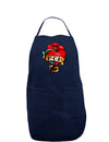 Tattoo Heart Mom Dark Adult Apron-Bib Apron-TooLoud-Navy-One-Size-Davson Sales