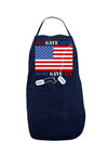 All Gave Some Some Gave All Dark Adult Apron-Bib Apron-TooLoud-Navy-One-Size-Davson Sales