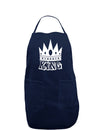 King Dark Adult Apron-Bib Apron-TooLoud-Navy-One-Size-Davson Sales