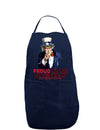 Uncle Sam Proud to be an American Dark Adult Apron-Bib Apron-TooLoud-Navy-One-Size-Davson Sales