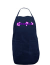 Best Mom Ever Flower Text Dark Adult Apron-Bib Apron-TooLoud-Navy-One-Size-Davson Sales