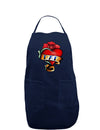 Tattoo Heart Dad Dark Adult Apron-Bib Apron-TooLoud-Navy-One-Size-Davson Sales