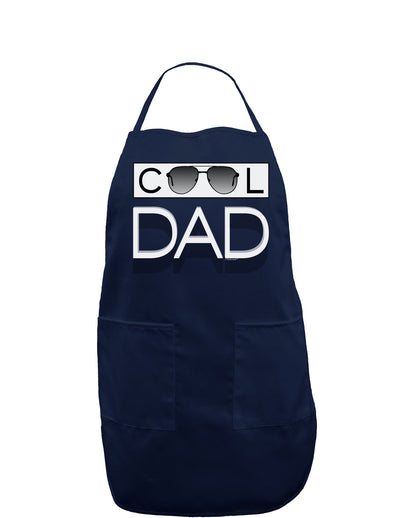 Cool Dad Dark Adult Apron-Bib Apron-TooLoud-Navy-One-Size-Davson Sales