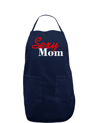 Sexy Mom Dark Adult Apron-Bib Apron-TooLoud-Navy-One-Size-Davson Sales