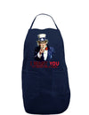 Uncle Sam I Want You to Bring me a Beer Dark Adult Apron-Bib Apron-TooLoud-Navy-One-Size-Davson Sales