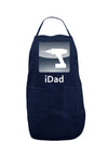 iDad Drill Dark Adult Apron-Bib Apron-TooLoud-Navy-One-Size-Davson Sales