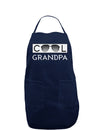 Cool Grandpa Dark Adult Apron-Bib Apron-TooLoud-Navy-One-Size-Davson Sales