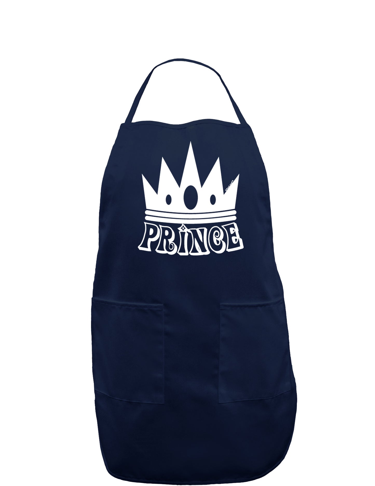 Prince Dark Adult Apron-Bib Apron-TooLoud-Navy-One-Size-Davson Sales