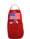 All Gave Some Some Gave All Dark Adult Apron-Bib Apron-TooLoud-Red-One-Size-Davson Sales