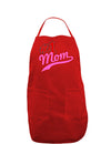 #1 Mom Dark Adult Apron-Bib Apron-TooLoud-Red-One-Size-Davson Sales