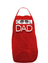 Cool Dad Dark Adult Apron-Bib Apron-TooLoud-Red-One-Size-Davson Sales