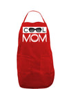 Cool Mom Dark Adult Apron-Bib Apron-TooLoud-Red-One-Size-Davson Sales