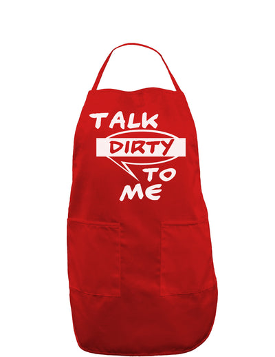 Talk Dirty To Me Censored Dark Adult Apron-Bib Apron-TooLoud-Red-One-Size-Davson Sales