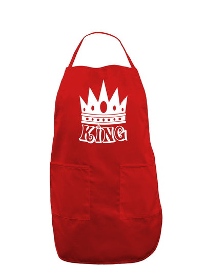 King Dark Adult Apron-Bib Apron-TooLoud-Red-One-Size-Davson Sales