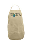 Best Sister in the World Adult Apron-Bib Apron-TooLoud-Khaki-One-Size-Davson Sales